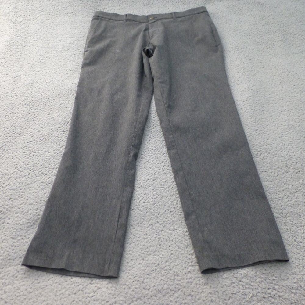 Mizzen+Main Pants Mens 36 Gray Dress Slacks Trousers Straight